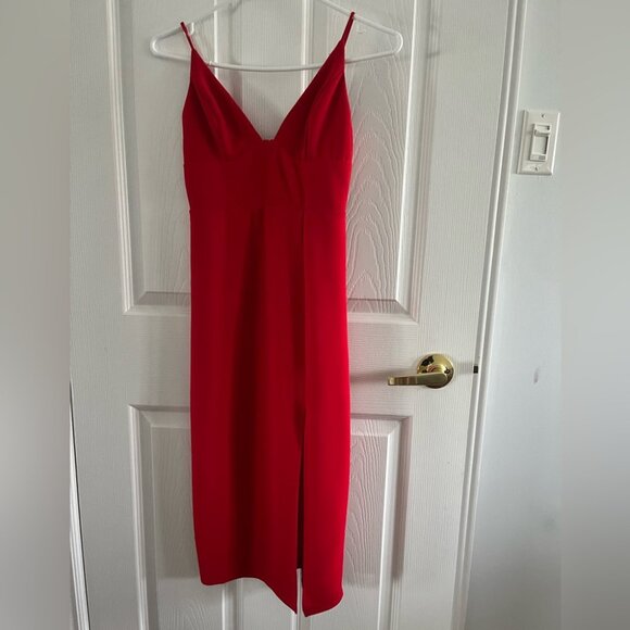 COPY - Midi red dress size 8 only worn once - Picture 4 of 4